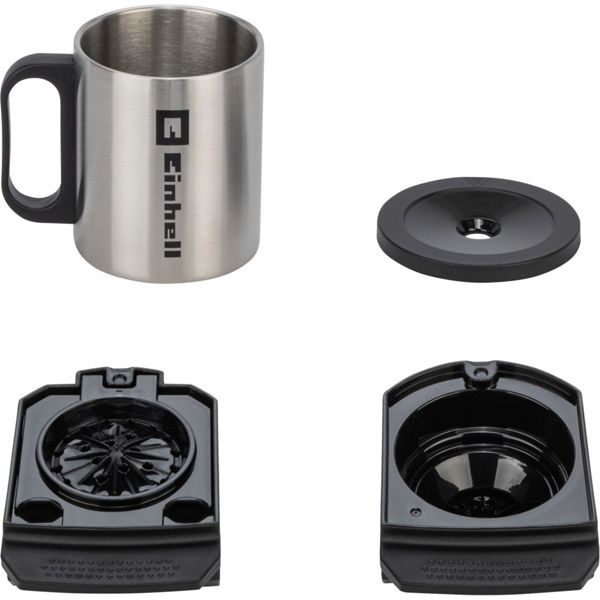 Productafbeelding Einhell Snoerloos koffiezetapparaat " TE-CF 18 Li-Solo " Incl. roestvrijstalen beker