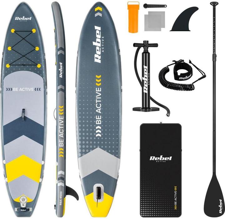 Rebel ACTIVE AUFBLASBARES SUP-Board 350x81x15cm Set