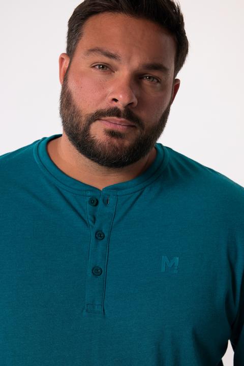 Actual product image Men+ Henley, Basic, Langarm, Rundhals (3XL)