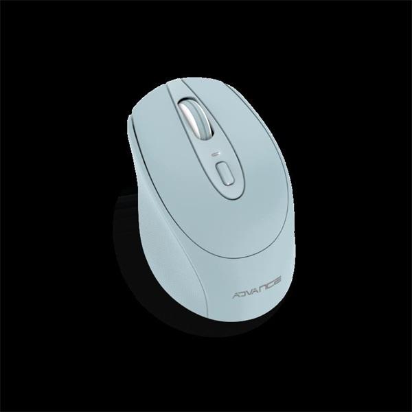 Advance Souris Sans Fil Feel (Bleu) (Senza fili), Mouse, Blu