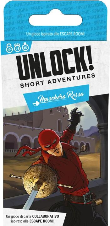Immagine prodotto Asmodée Unlock! SA - Maschera Rossa (Inglese)