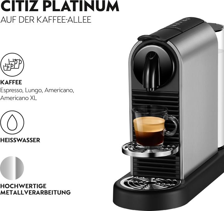 Image du produit De'Longhi Nespresso CitiZ Platinum (NESPRESSO Original)