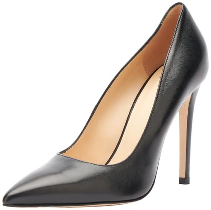 Nally Pumps aus echtem Leder mit Stilettoabsatz und klassischer Form (37)