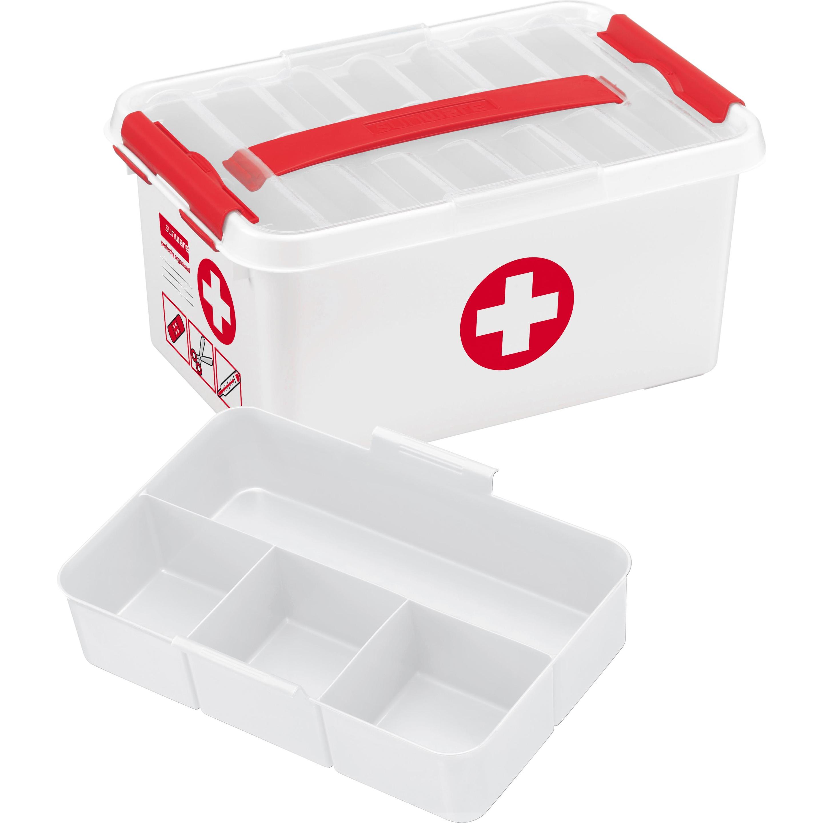 4x Sunware, Aufbewahrungsbox, Aufbewahrungsbox (30 x 14.5 x 20 cm, 6 l)