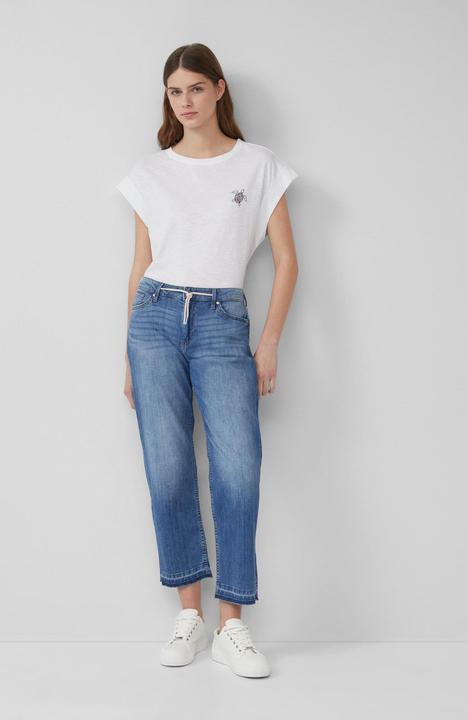 Immagine prodotto S.Oliver Jeans-Hose Cropped-Jeans Karolin / Regular Fit / Mid Rise / Straight Leg / offener Saum (46)