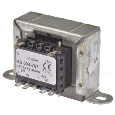 Rs Pro Transformator für Chassismontage 230V ac 6V, Transformator