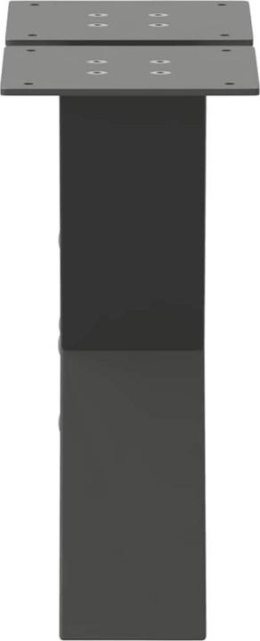 Immagine prodotto vidaXL Gambe per tavolino da caffè a forma di X 2 pz. Gamba del tavolo in acciaio antracite 30x(30-31) cm