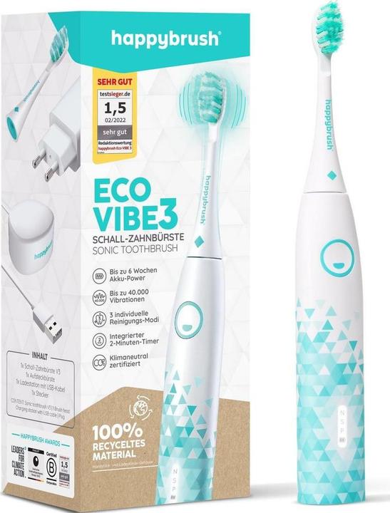 Actual product image happybrush StarterKit Schall Vibe 3 (Sonic toothbrush)