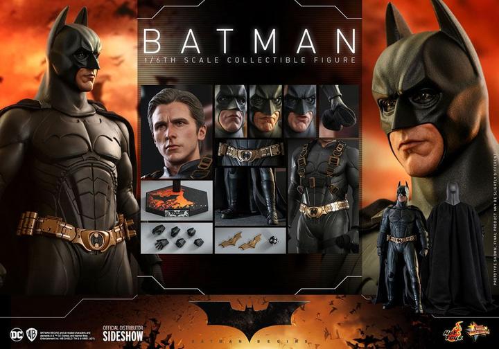 Actual product image Hot Toys Batman Begins Movie Masterpiece