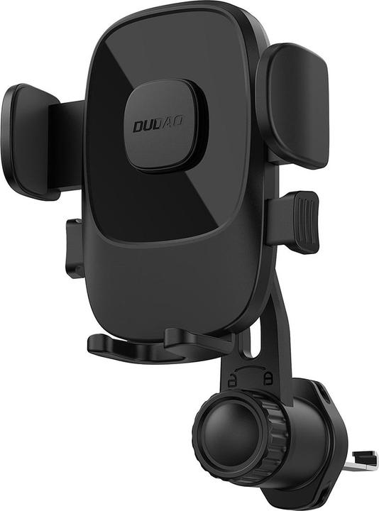 Actual product image Dudao F2N smartphone holder for air vent, clamp - black
