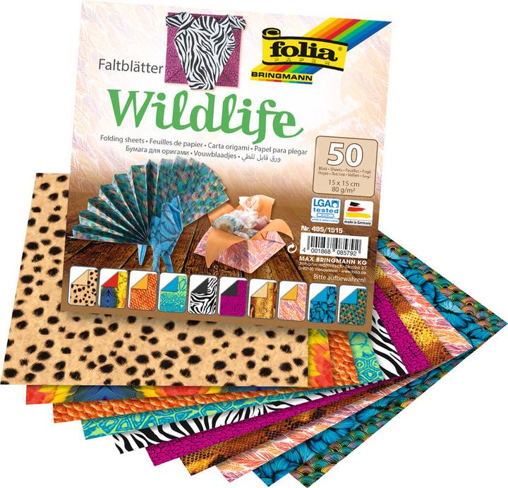 Actual product image Folia Leaflets Wildlife (80 g/m², 50x)