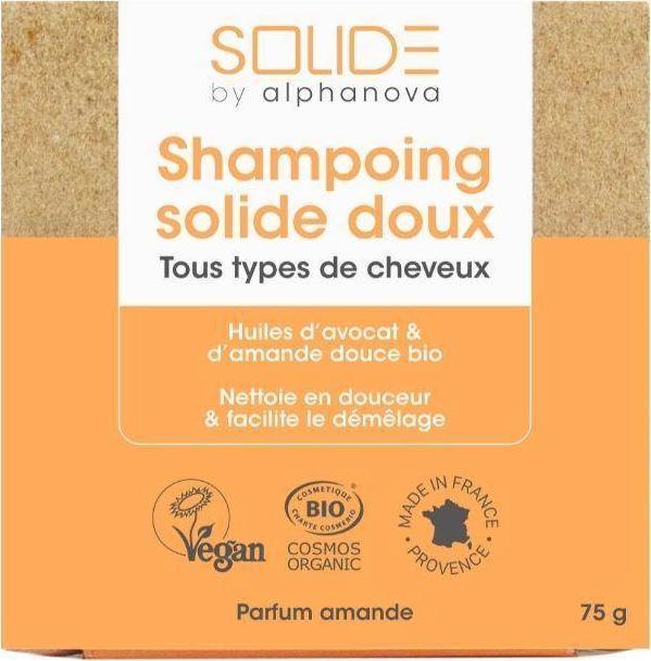Alphanova Solid Shampoo Avocado Almond Organic solid (Solid shampoo)