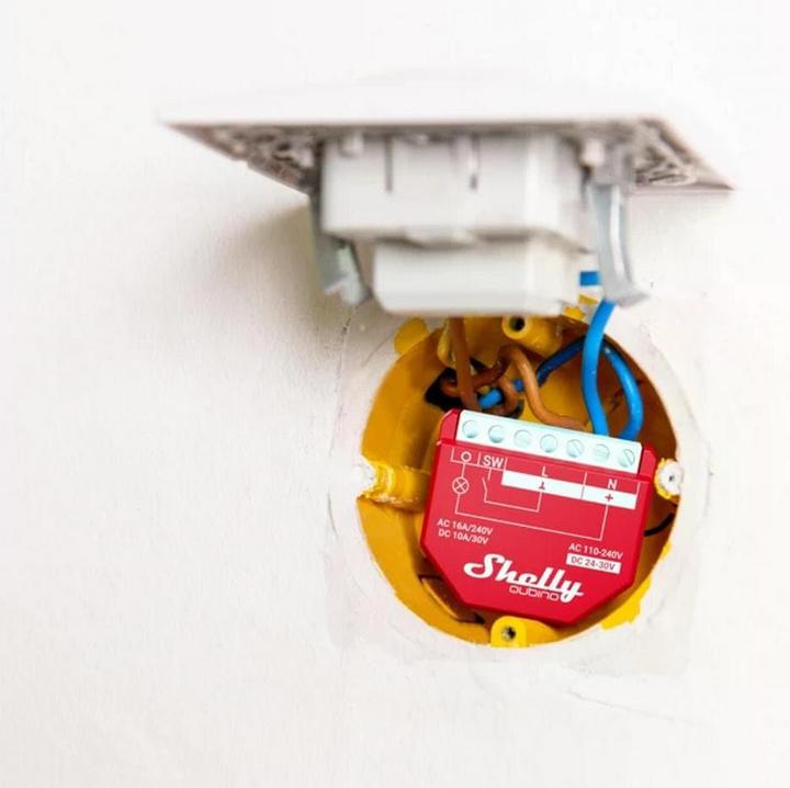 Actual product image Shelly Qubino Wave 1PM (Switch actuator)