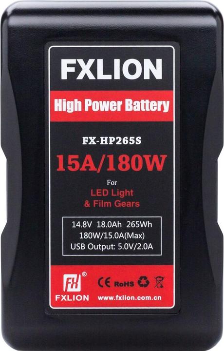 Produktbild Fxlion High Power 14.8V/18.0AH/265WH V-Lock (Kamera Akku)