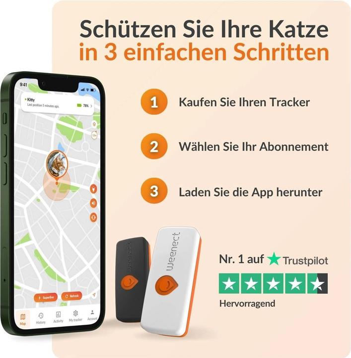 Image du produit Weenect GPS-Tracker (XS, Chat, Général)