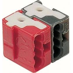 Hager Bussteckklemmen KNX 2polig TG008 rot/schwarz, Automatisierung