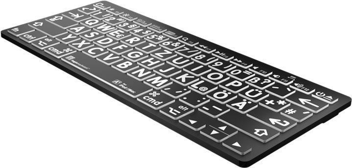 Produktbild Logickeyboard Largeprint Mini (Deutschland, Kabellos)