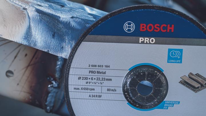 Actual product image Bosch Professional Zubehör PRO Metal grinding disc, 180 x 8 x 22.23 mm (A 24 R)