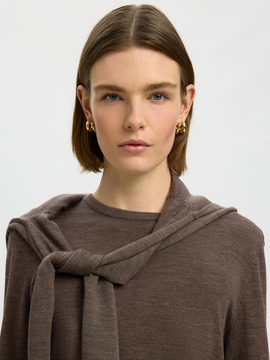 Produktbild Selected Slfthea Ls Knit Merino O-Neck Noos (S)