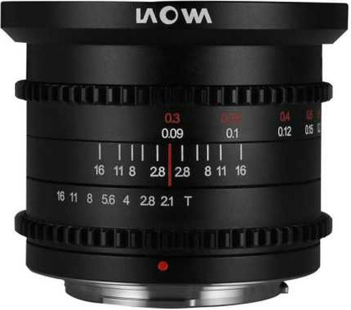 Actual product image Venus Optic Fixed Focal Length Laowa 6mm T2.1 Zero-D Cine Lens - MFT (Micro Four Thirds, Micro Four Thirds)