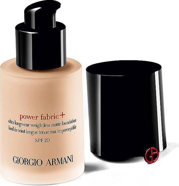 Actual product image Giorgio Armani Power Fabric + Longwear High Coverage Foundation ( 3 ) (Camel)