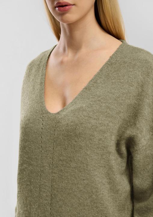 Immagine prodotto S.Oliver Strickpullover Weicher Strickpullover mit Ajour-Detail (XXL)
