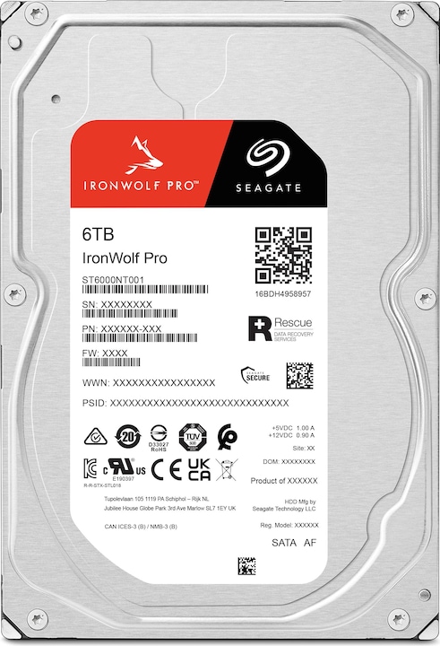Image du produit Seagate IronWolf Pro (6 To, 3.5", CMR)