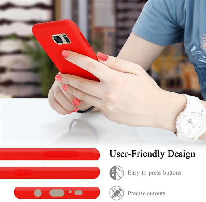 Produktbild Cadorabo TPU Liquid Silicone Case Cover (Samsung Galaxy S7)
