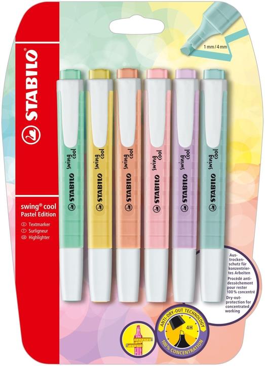 Jaune poudré, Lueur de lilas, Couleur pêche crémeuse, Turquoise délicate, Rouge rosé, Touche de vert menthe