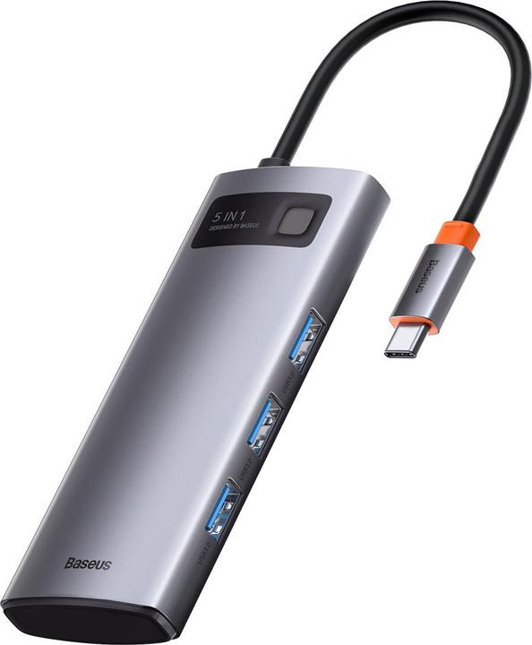 Produktbild Baseus Metal Gelam Series (USB-C, 5 Ports)