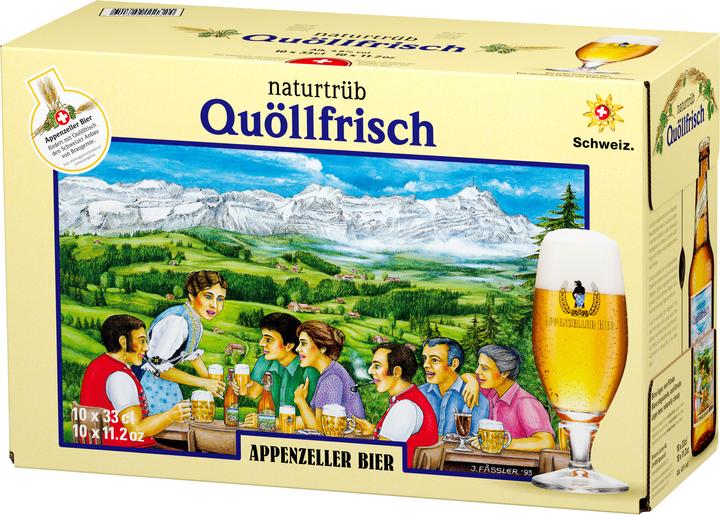 Immagine prodotto Appenzeller Bier Quöllfrisch naturtrüb (10 x 33 cl)