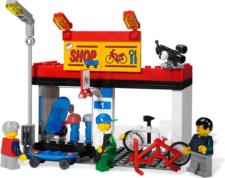 Immagine prodotto LEGO Stadtviertel mit Bus (7641, LEGO City)