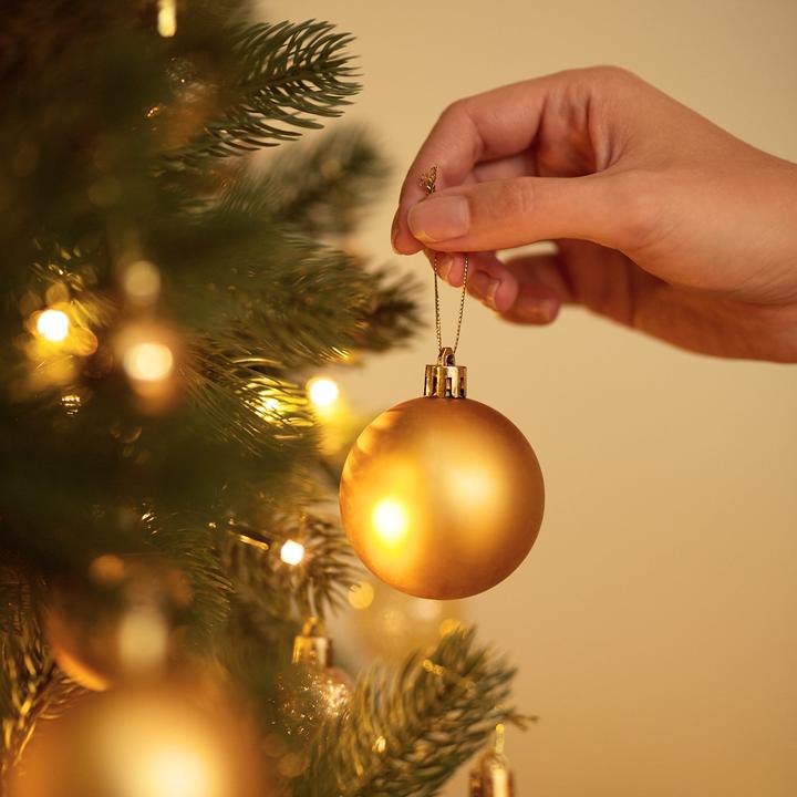 Produktbild tectake Weihnachtskugeln (100 -teilig)