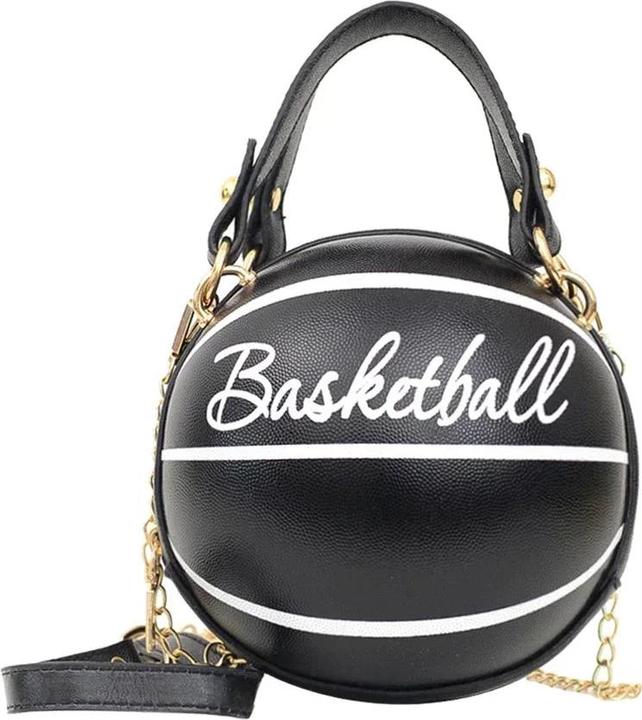 Actual product image Only-Bags.Store Interessante Basketballtasche aus Leder in Form eines Balls, Geldbörsen für Teenager