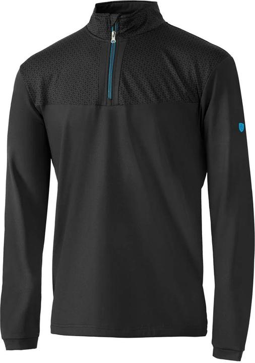Actual product image Island Green Mens Abstract Zip Neck Golf Base Layer Top (L)