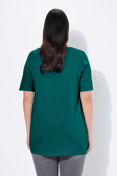 Actual product image Ulla Popken Essential Front Pleat Tee (58, 60)