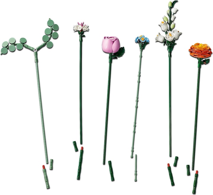 Image du produit LEGO Schöner Rosafarbener Blumenstrauss (10342, LEGO Icons, LEGO Botanical)