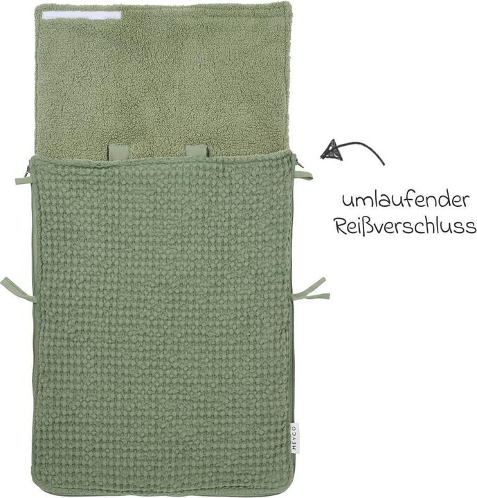 Produktbild Meyco Waffel Teddy fusssack