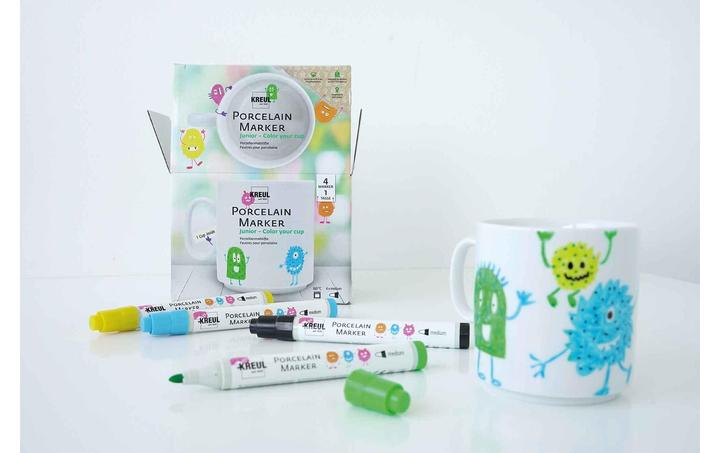 Produktbild Magni Porcelain Marker Junior Color your cup medium (4x)