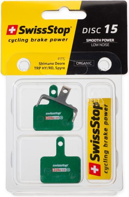 Produktbild swissstop Disc 15 (Shimano, Quad, Tektro, TRP, Organisch (Resin))