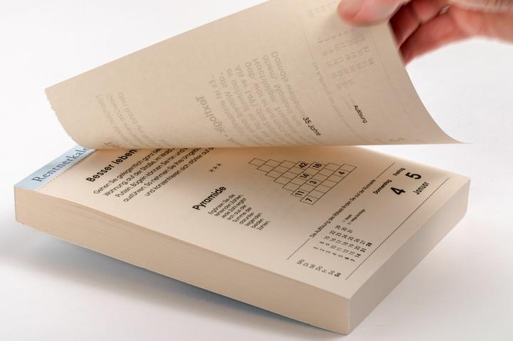 Produktbild Rentnerkalender 2026. Der beliebte Abreisskalender bringt Schwung in den Ruhestand