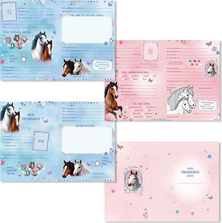 Produktbild Goldbuch Freundebuch A5 88 S.illu. Luna (14.8 x 21 cm, Liniert, Harter Einband)