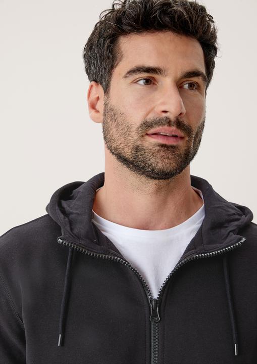 Produktbild s.Oliver Sweatshirt Jacke Sweatjacke mit Kapuze (S)