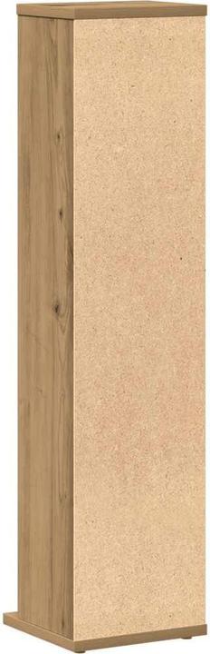 Image du produit vidaXL Étagère à CD Chêne Artisan 21x20x88 cm Matériau dérivé du bois (CD)