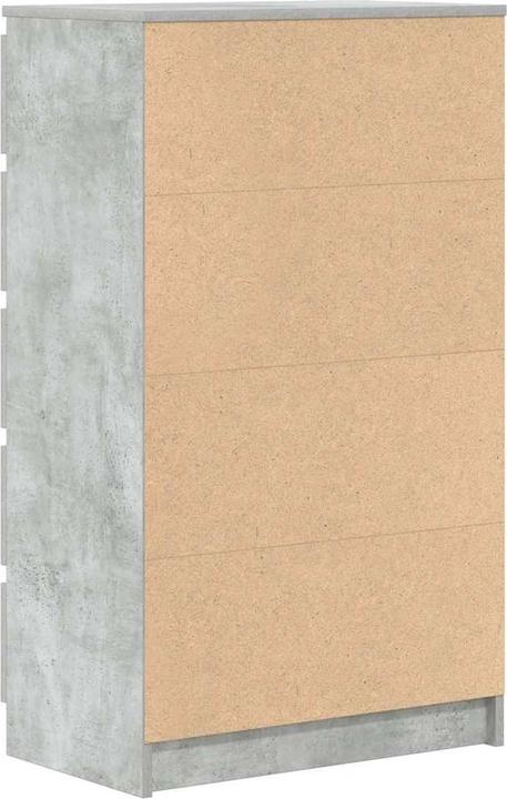 Image du produit vidaXL Schubladenschrank Betongrau 60x36x103 cm (60 x 36 x 103 cm)