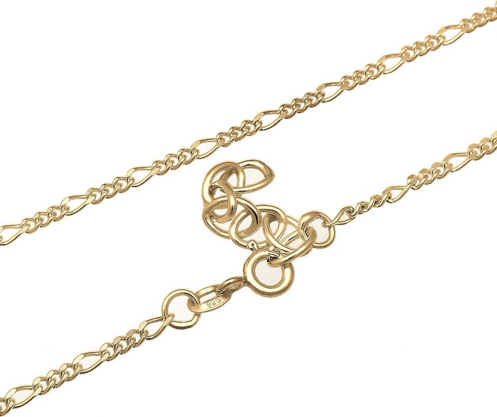 Produktbild Elli Halskette Choker Figaro Basic Blogger 925 Sterling Silber (925er Sterling Silber, 46 cm)