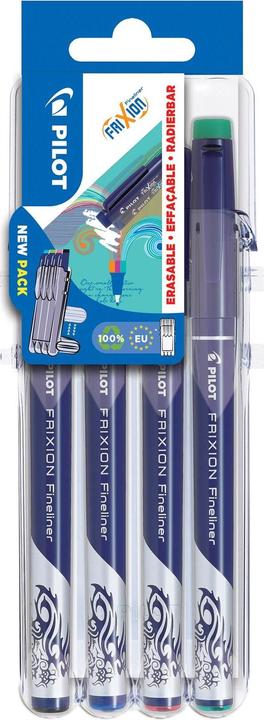 Pilot FriXion Fineliner Set2Go x4 Standard (Multicolore, 4 x)