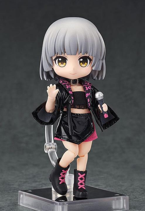 Actual product image Good Smile Company Original Character Accessories for Nendoroid Doll Figures Outfit Set: Idol Outfit - Girl (Rose Red)