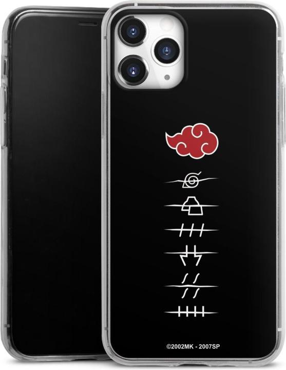 Produktbild DeinDesign Slim Case für Apple iPhone 11 Pro Silikon Hülle Ultra Dünn Handyhülle Akatsuki Naruto Shippuden (Apple iPhone 11 Pro)
