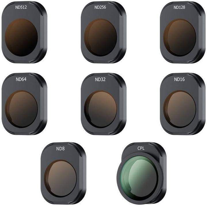 JJC F DM4PK8 Filterset voor DJI Mini 4 Pro (Dronefilters, DJI Mini 4 Pro)